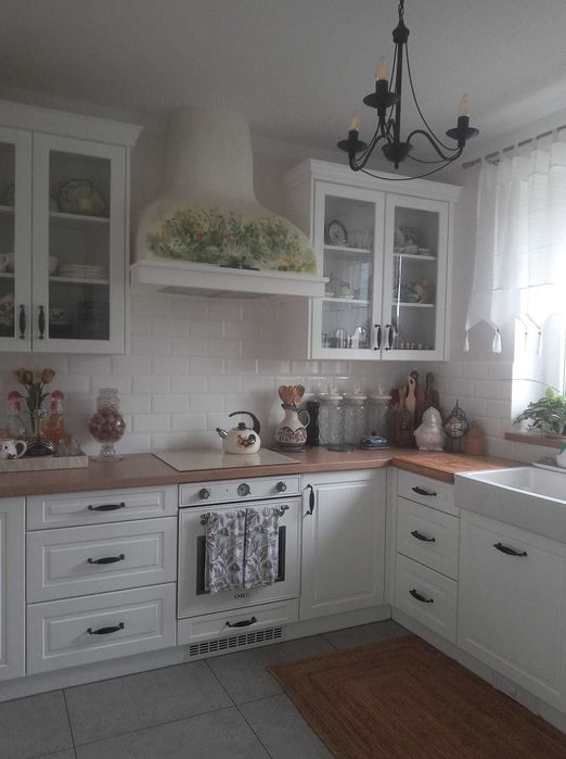 okap kuchenny,okap prowansalski,okap retro,malowany okap,kolorowy okap