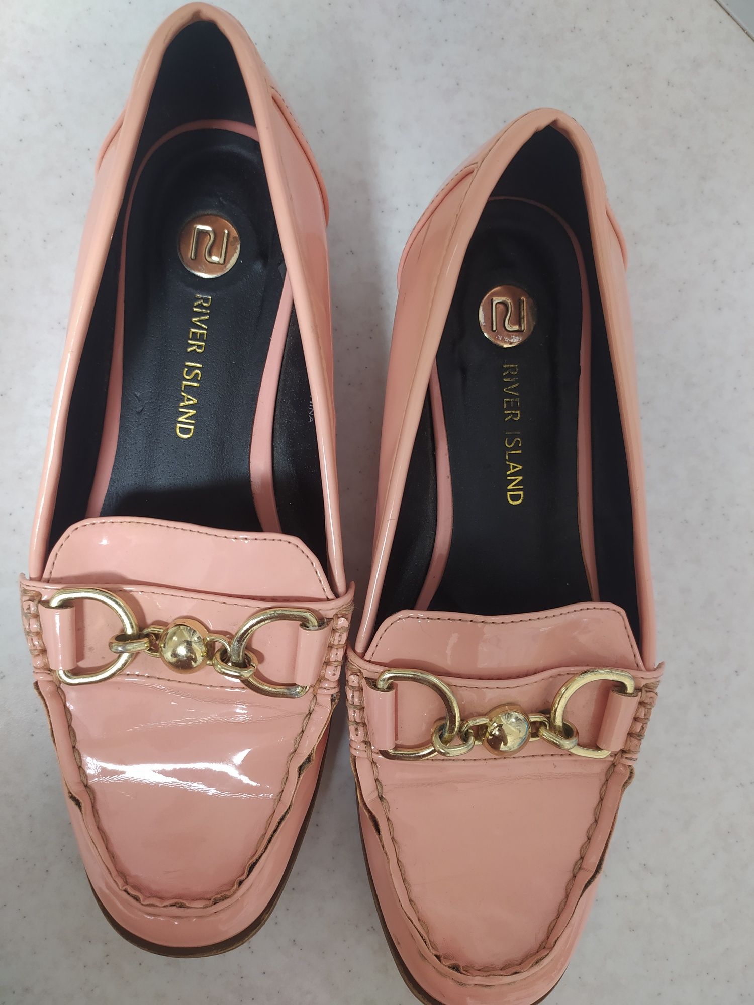 Мокасины лоферы туфли 24 см river island