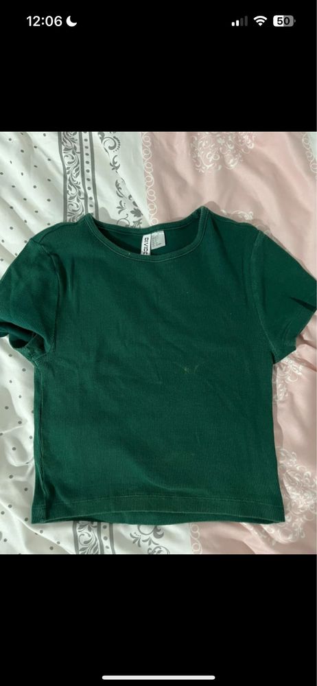 crop top zielony