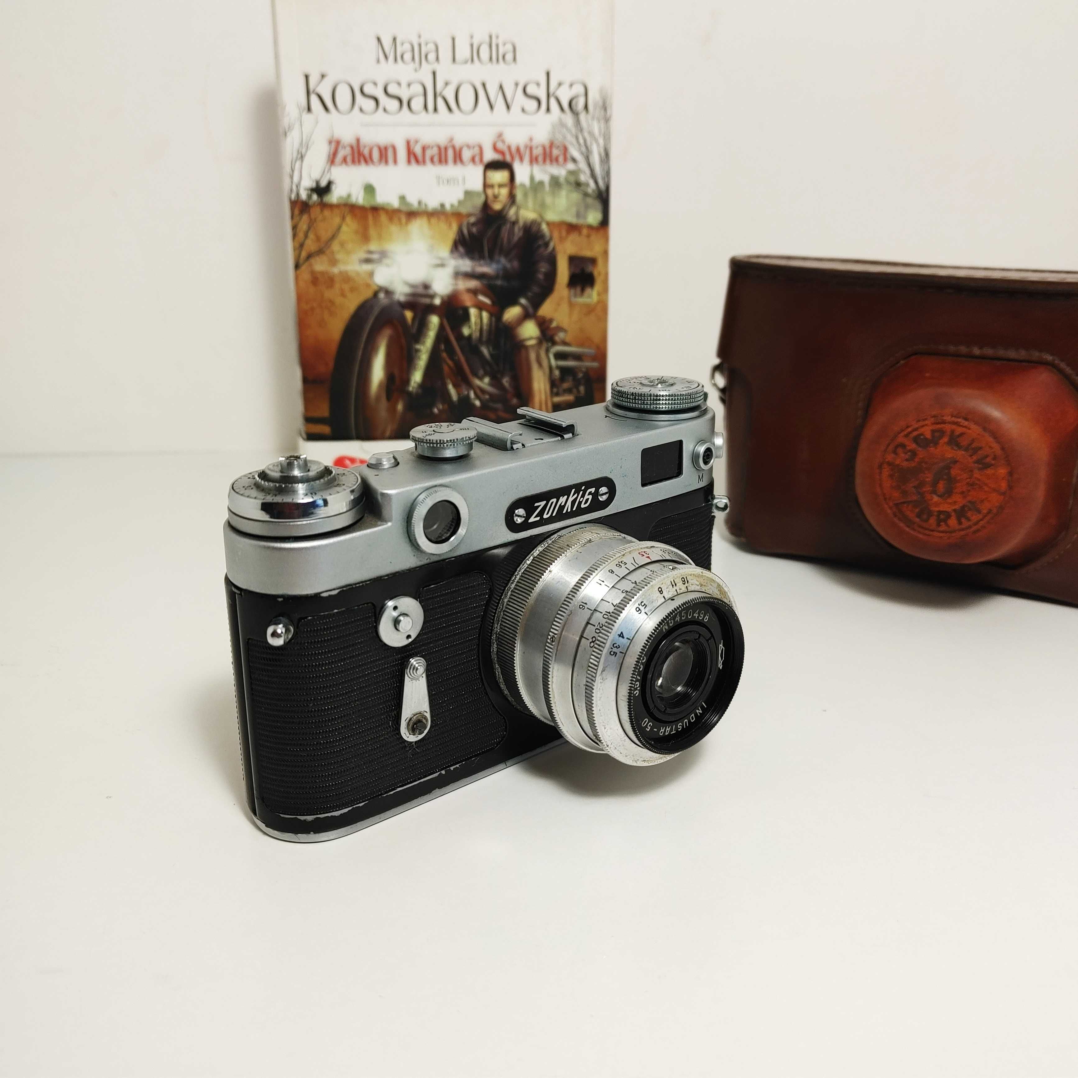 Analogowy aparat dalmierzowy ZORKI 6 Indrustar-50 3,5 50mm RETRO 1959r