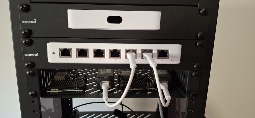 Urgente Unifi Cloud Gateway Ultra + Switch + Rack