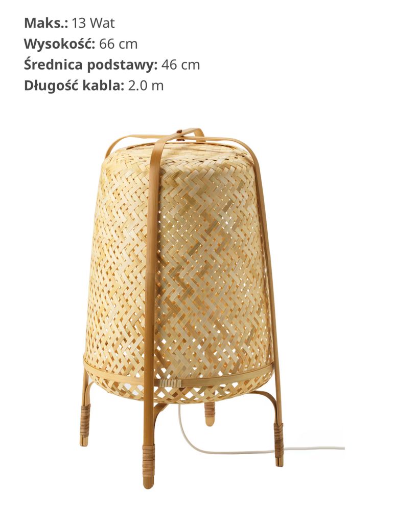 Lampa podłogowa Ikea