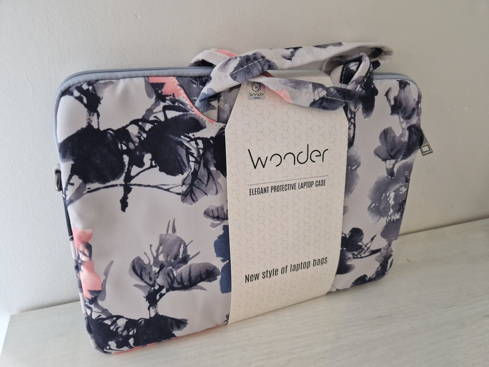 Wonder Briefcase Laptop 13-14 cali peonie