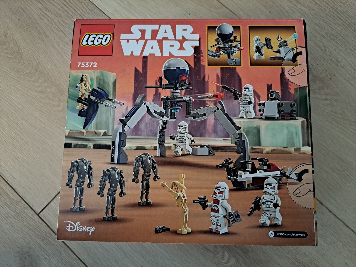 LEGO 75372 Star Wars - Zestaw bitewny z żołnierzem armii klonów i dro