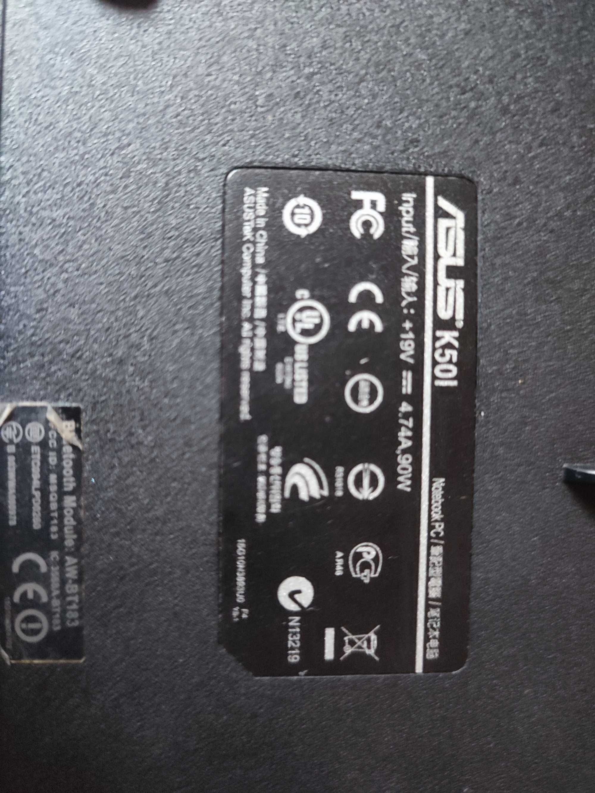 Ноутбук 15,6" Asus N50v Hdd 500gb ASUS k50I
