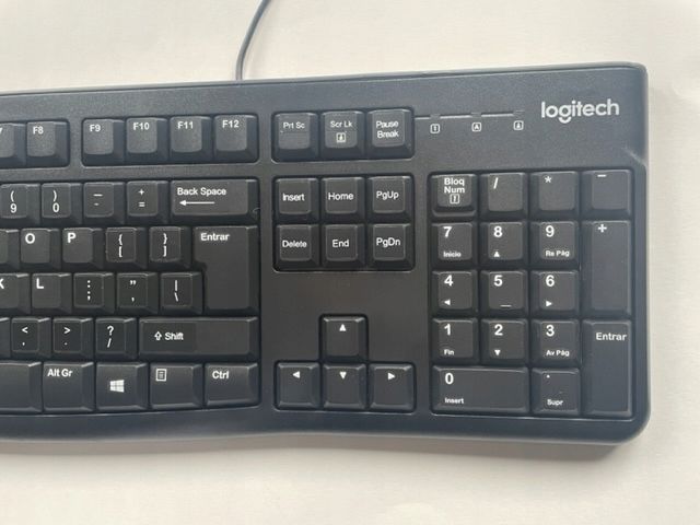 klawiatura logitech mk120 przewodowa polskie naklejki qwerty