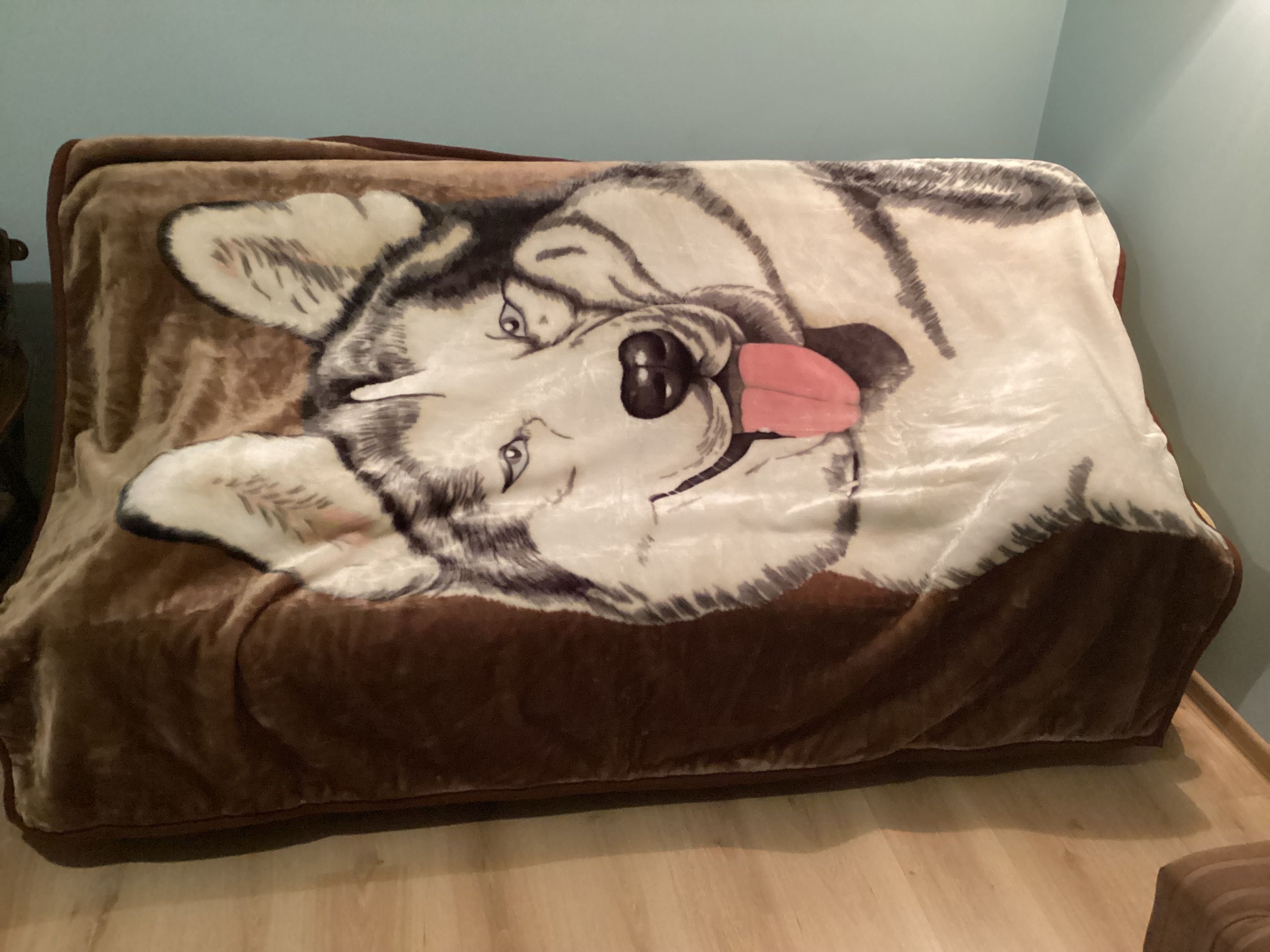 PLED/Narzuta Husky-NOWY-brąz/beż;160 -210 Akryl-Gruby,ciepły Opakowany