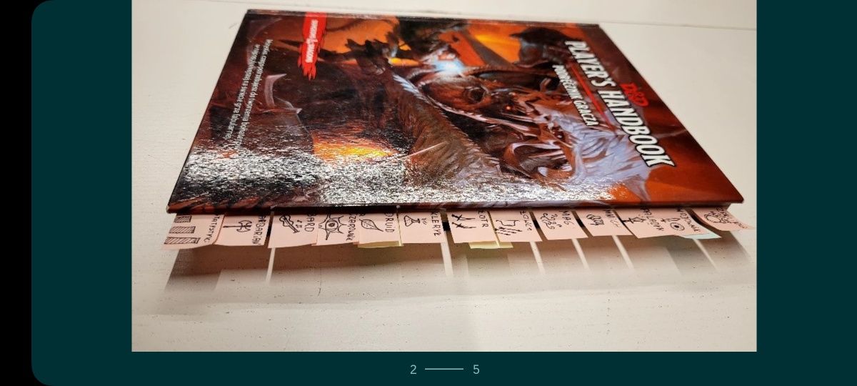 Podręcznik gracza dnd 5e players handbook D&D dungeons and dragons