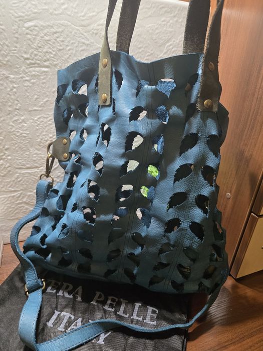 Сумка-шоппер, Італія, натуральна шкіра