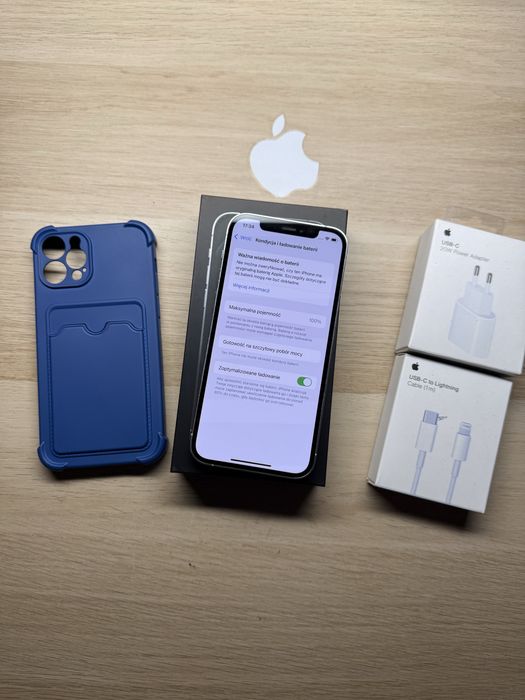 iPhone 12 Pro 128gb srebrny bateria 100% komplet