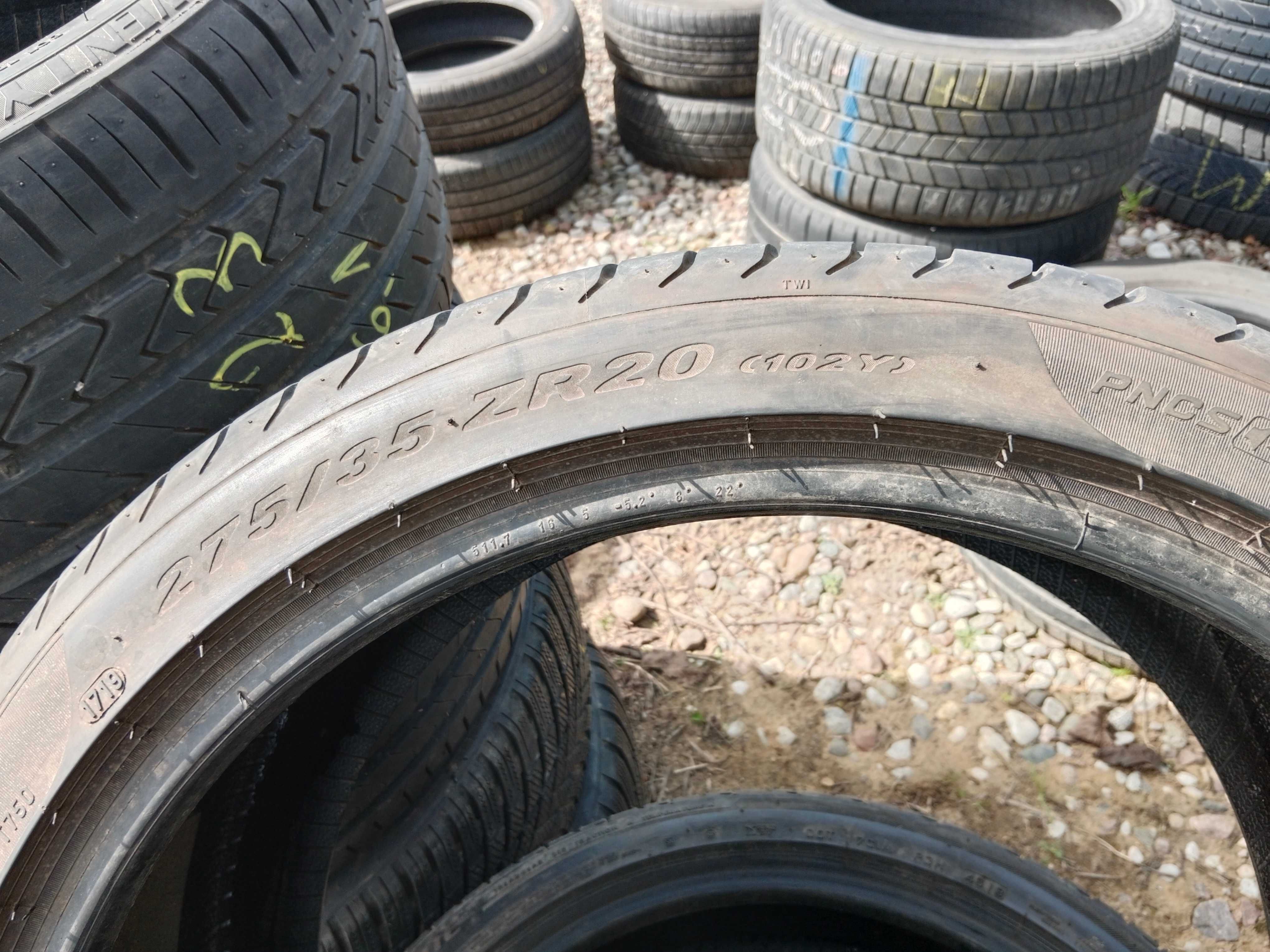 Opona używana 275/35R20 Pirelli P Zero TM 1szt.