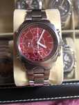 Seiko chronograph czerwony