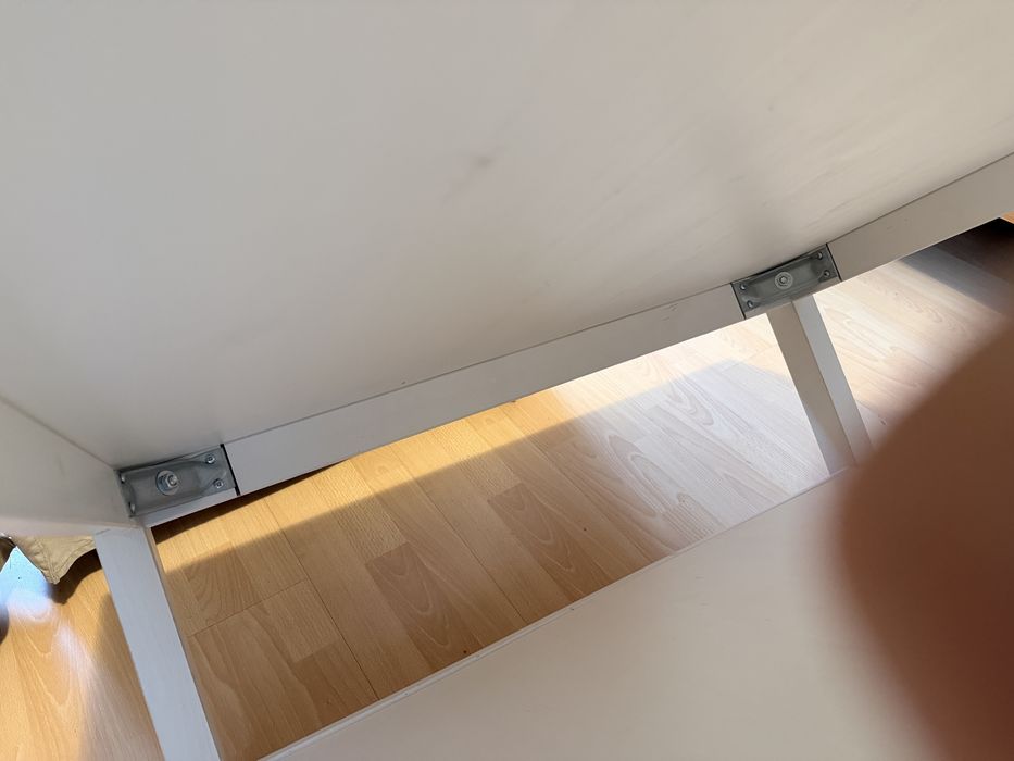 Stolik kawowy HEMNES IKEA 90 x 90 cm biały