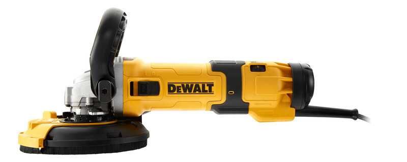 Szlifierka kątowa z osłoną przeciwpyłową Dewalt DWE4257KT