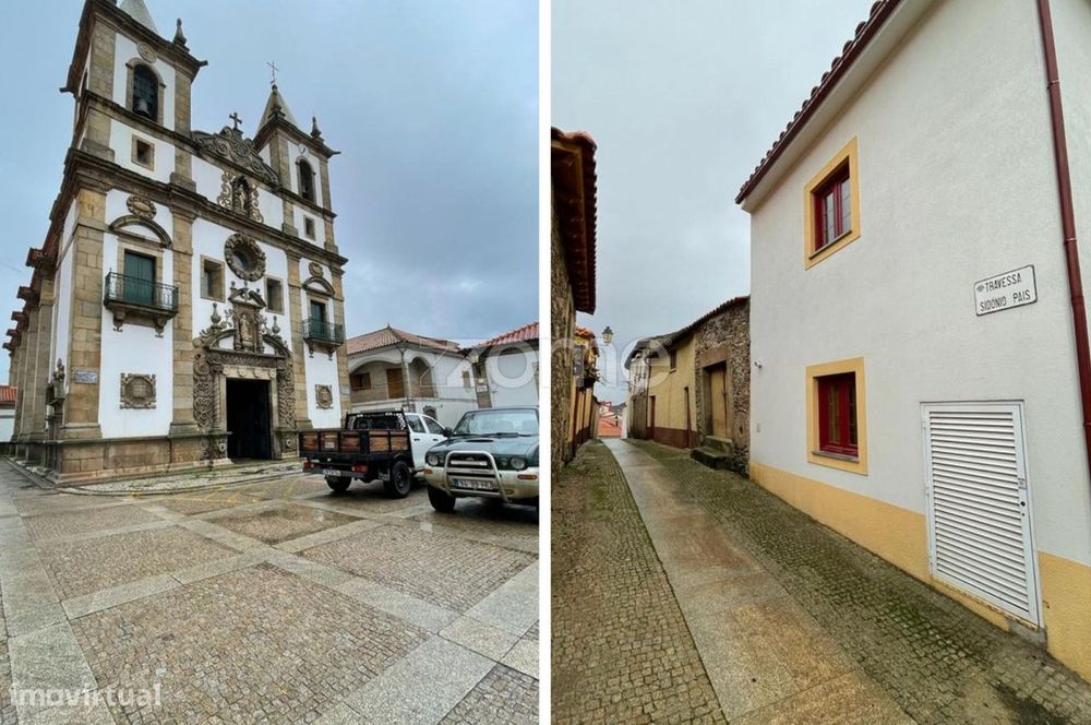 Moradia com duas habitações T1 para recuperar no Centro de Vilar Fl...