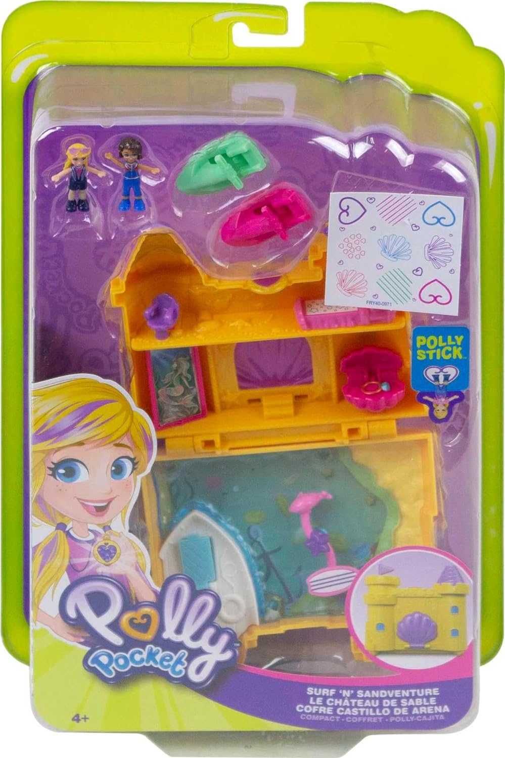 Polly Pocket Travel World Surf ‘N’ Sandventure замок песочный