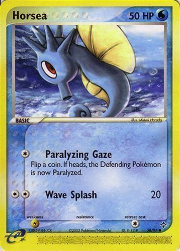 Pokemon Card - Horsea 50 HP