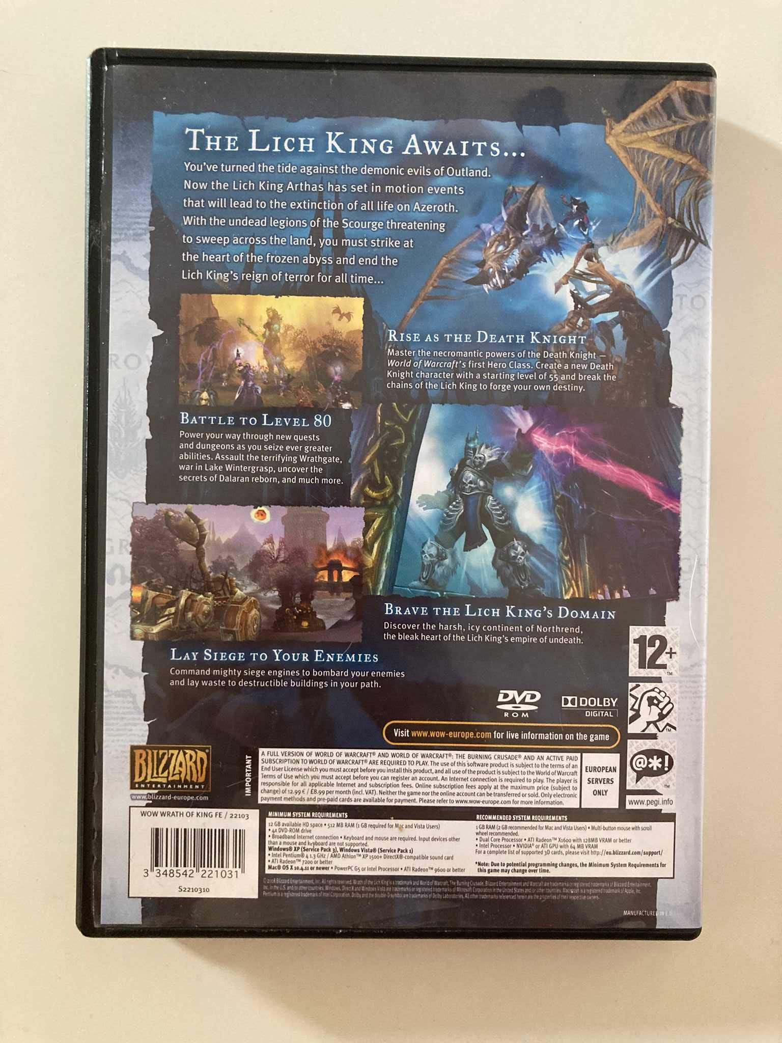 CD - World Of Warcraft Wrath Of The Lich King (Expansion Set)