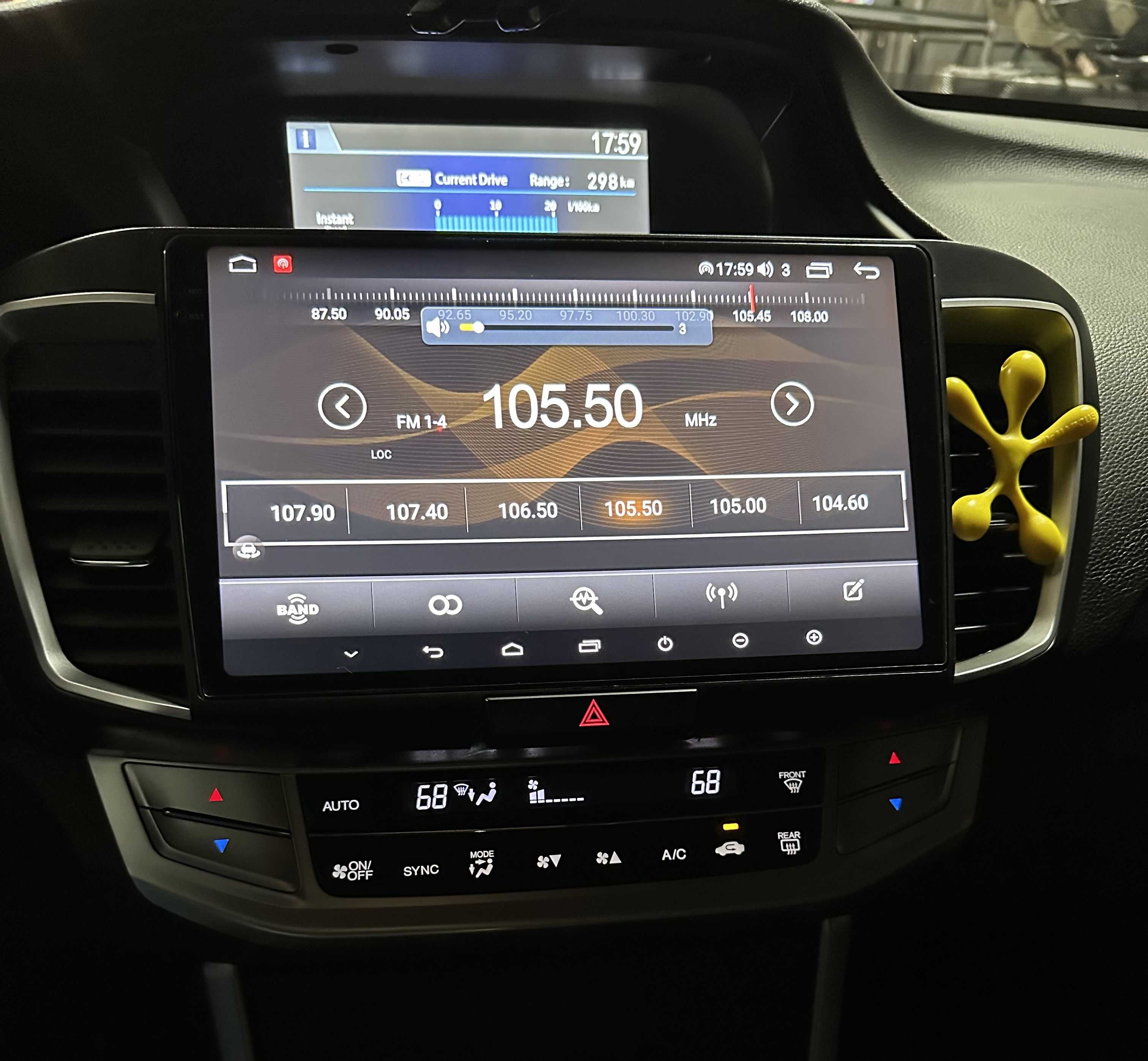 Магнітола Honda Accord 9 ,CarPlay ,8 ядер, Q-Led екран ,слот під SIM