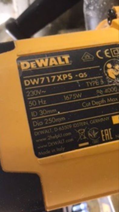 Ukośnica dewalt Dw717 xps+stół De 7023