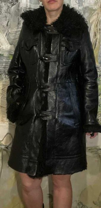 Фірмова дуже дорога дублянка пальто натуральнна