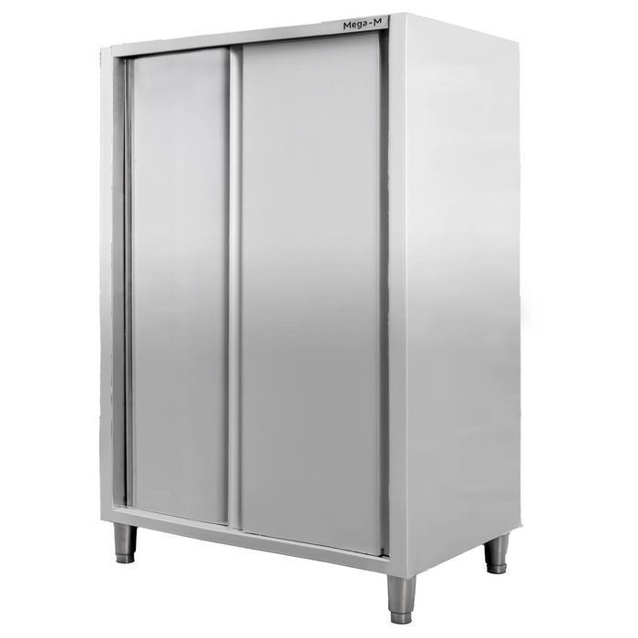 Szafa gastronomiczna Mega-M 2-drzwiowa 120x50x180 cm nierdzewna - NOWA