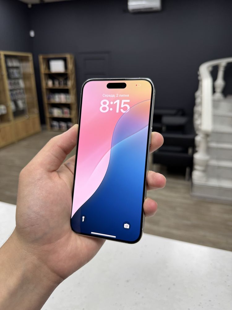 iPhone 15 Pro Max 256gb White Titanium Neverlock від Магазину!