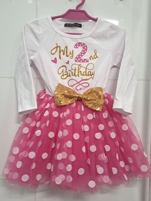 Sukienka na 2 urodziny 2 latka