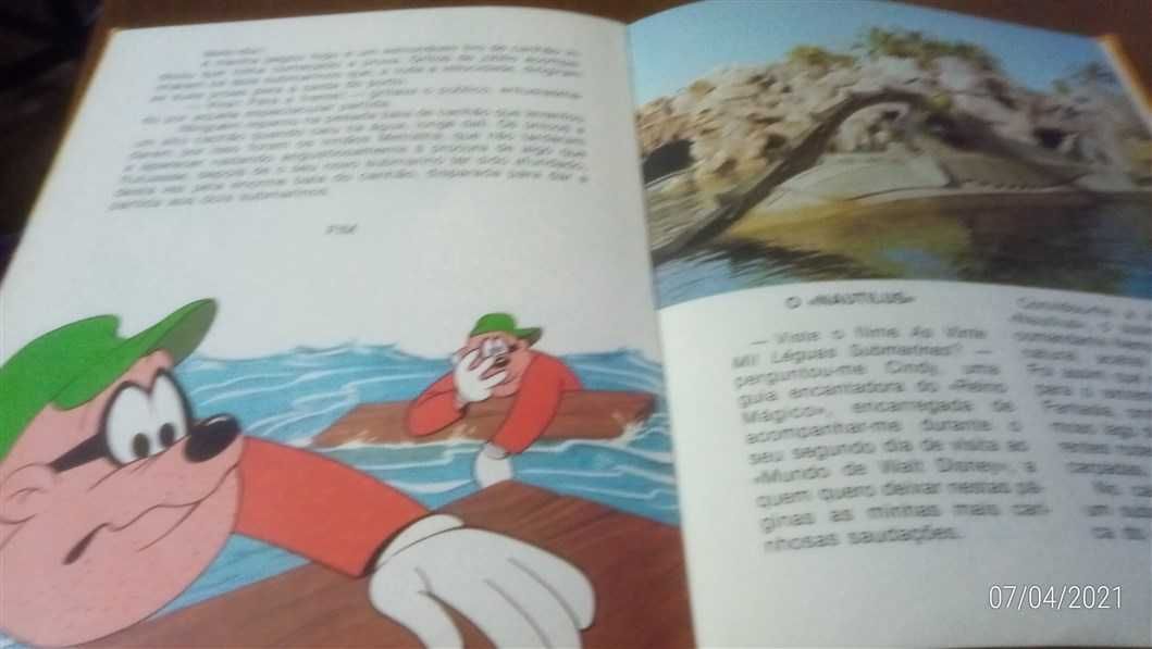 Walt Disney - Submarino Nautilus - coleção disneylândia 1979