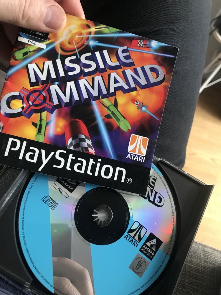 Missile command gra na konsole ps one