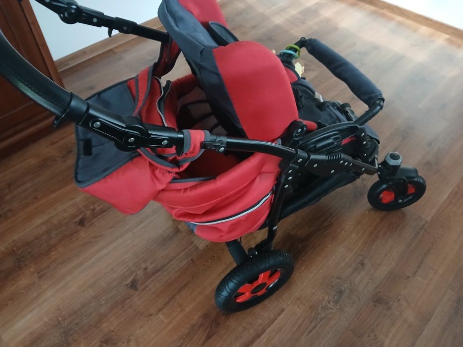 Wózek 3 w 1 w dobrym stanie.