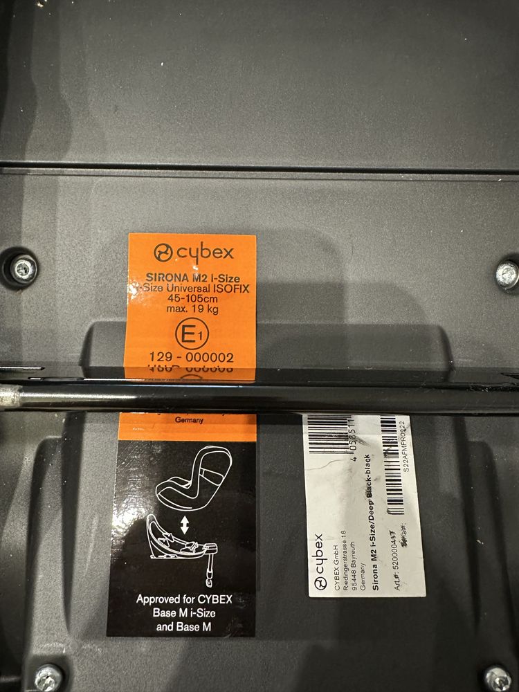 Fotelik Cybex Sirona M2 I-size + BAZA