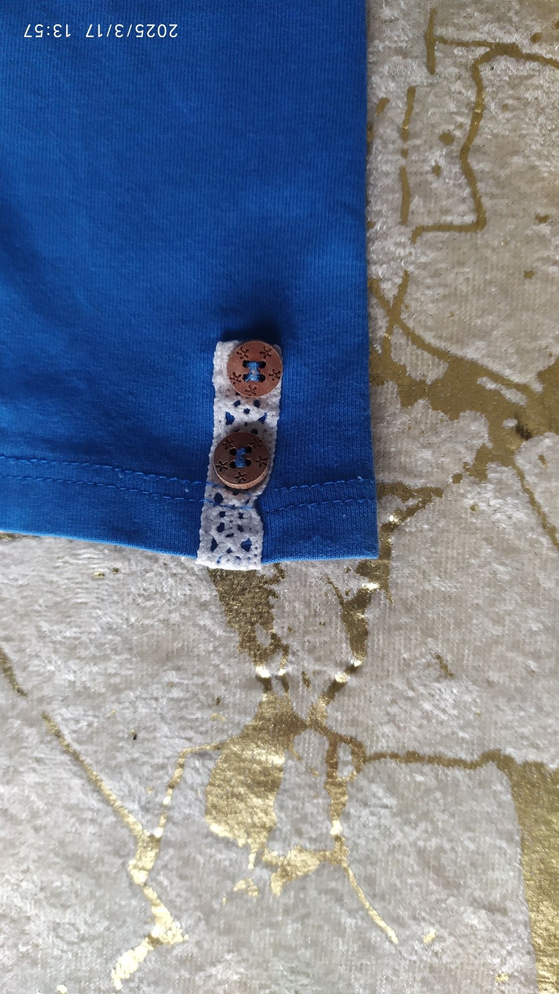 Spodnie, getry, legginsy dla dziewczynki niebieskie, r. 74, Cool Club
