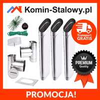 Wkład Kominowy Owalny do Komina Fi110x170/5m/0,8mm Kwaso-żarooodporny