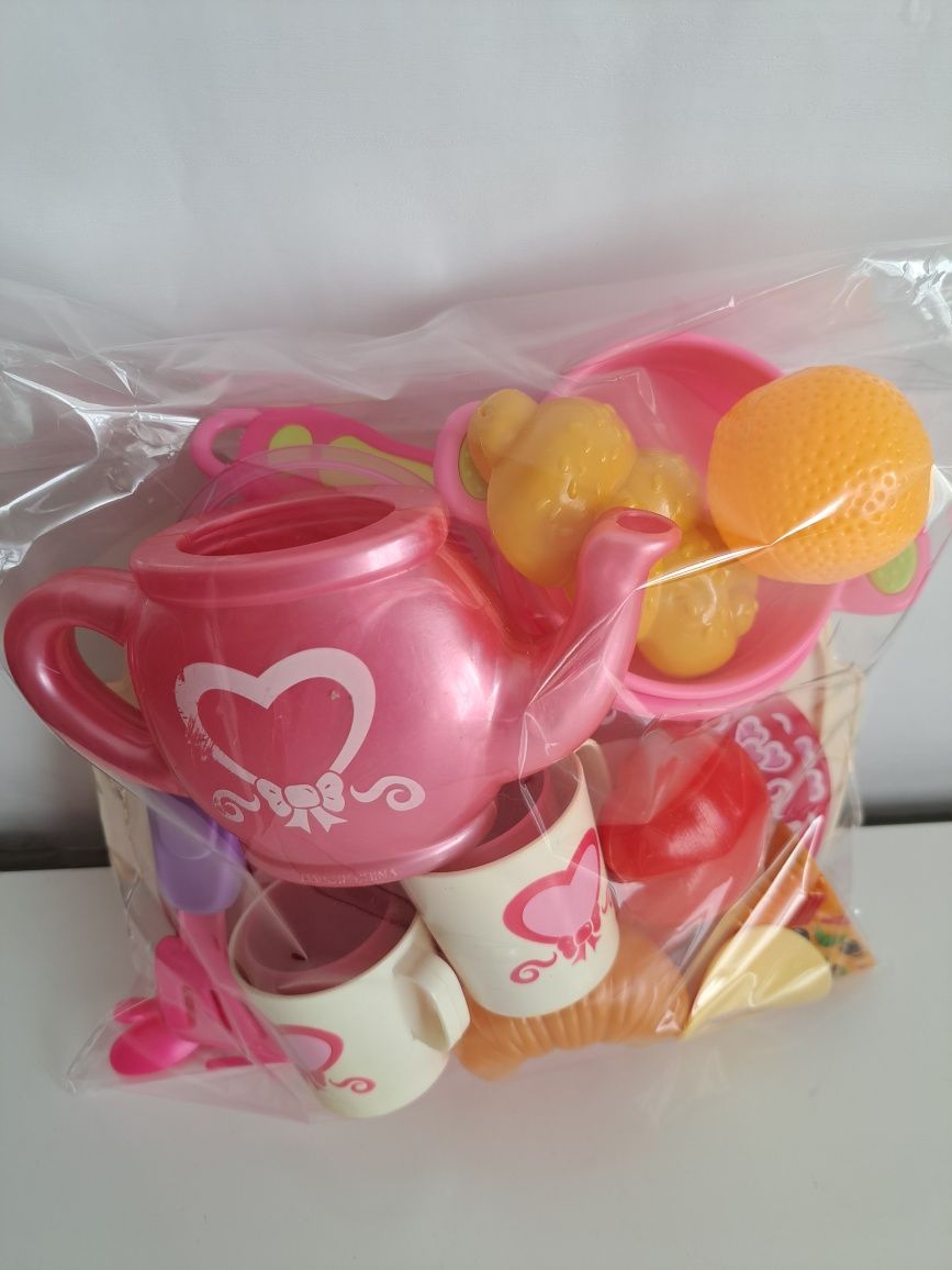 Conjunto Brinquedo Cozinha Rosa, 26 peças