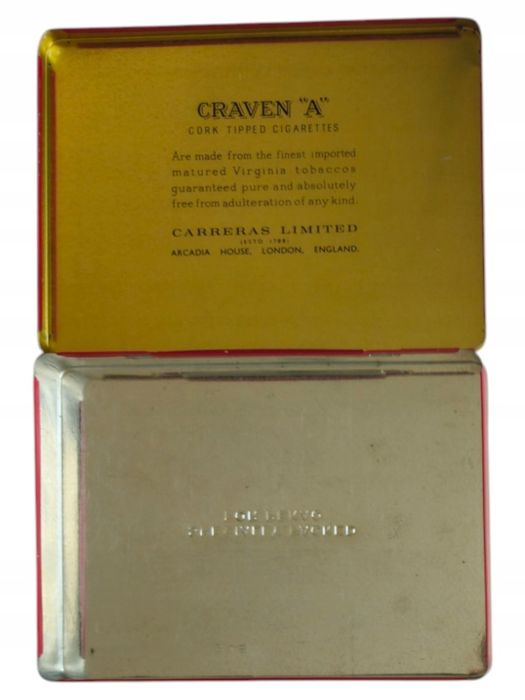 Craven A Virginia Cigarettes Puszka Kolekcjonerska Papierosy England