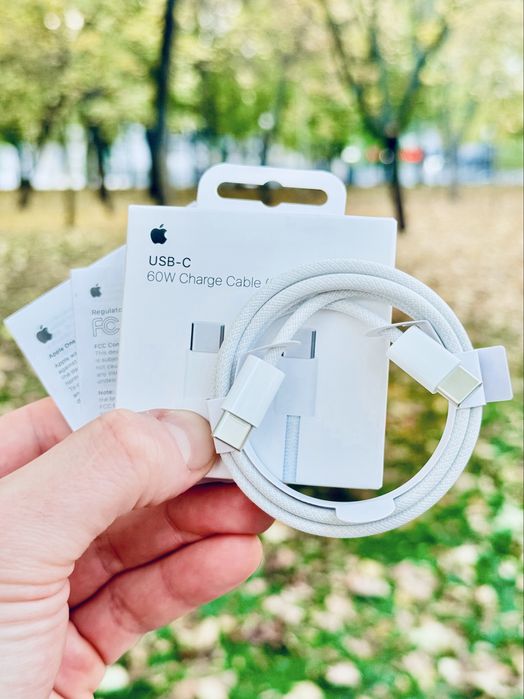 Кабель  Apple Type-c to Type-c зарядка USB-C iPhone 15 16 ORIGINAL 