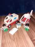 Lego Duplo helikopter ratunkowy karetka pogotowia ambulans 4979 lekarz