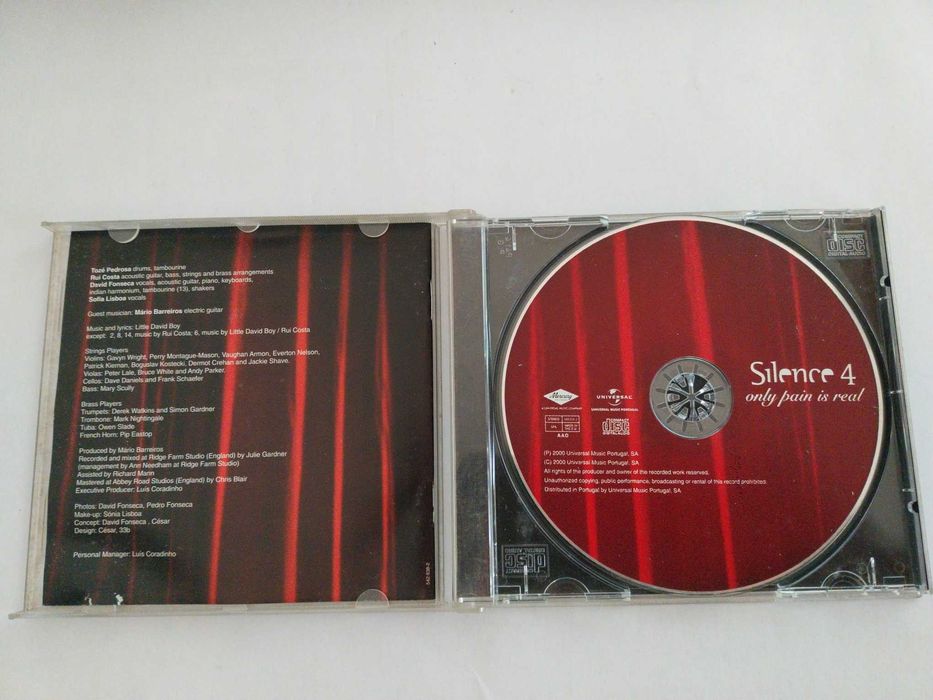 Cd´s originais "Silence 4, Silence 4 (only pain real) e Nsync "
