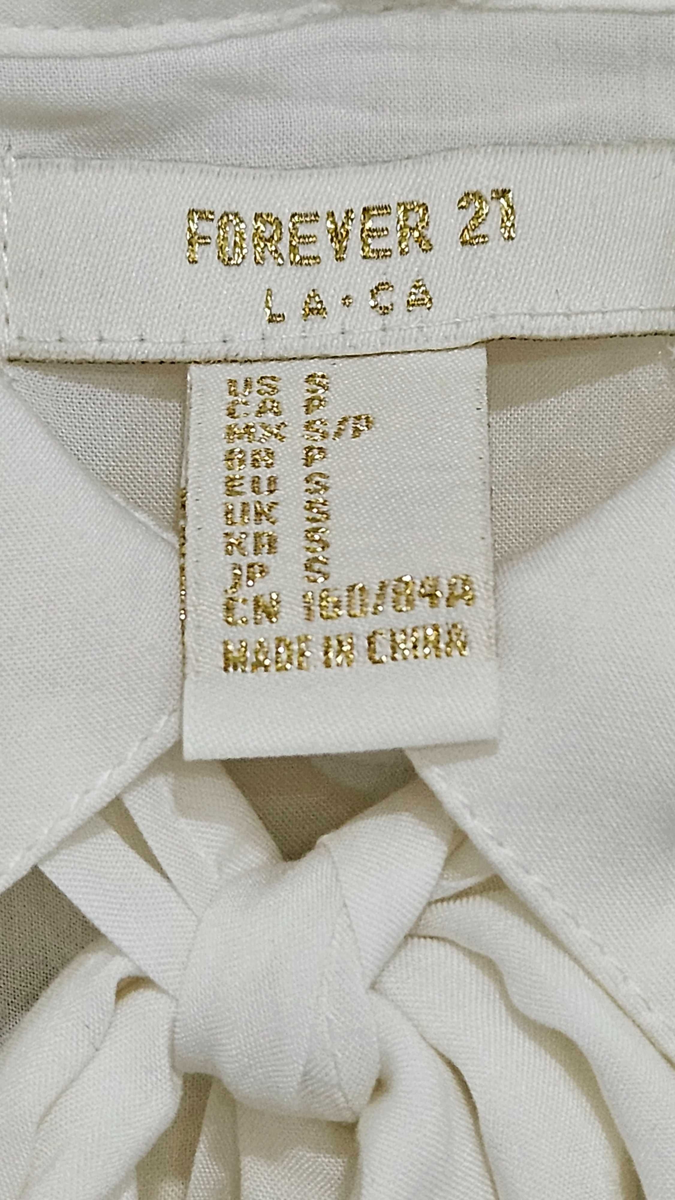 Camisa Blusa Camisola Forever 21 (s) com laço (desconto: 60% off!)
