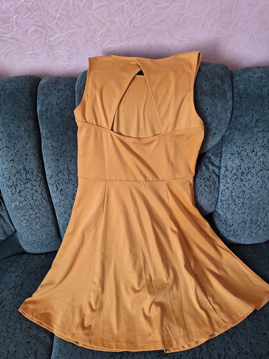Сукня літня гірчичного кольору