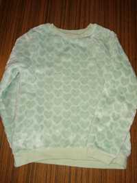 Bluza pluszowa, ciepła Cubus dla dziewczynki rozmiar 122-128