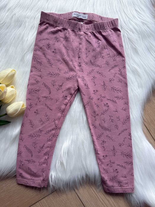 2 pak legginsy ciemno fioletowy mahoń rózowe sinsay r. 92