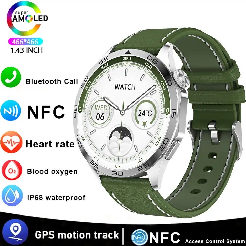 Amoled Smart Watch with two straps