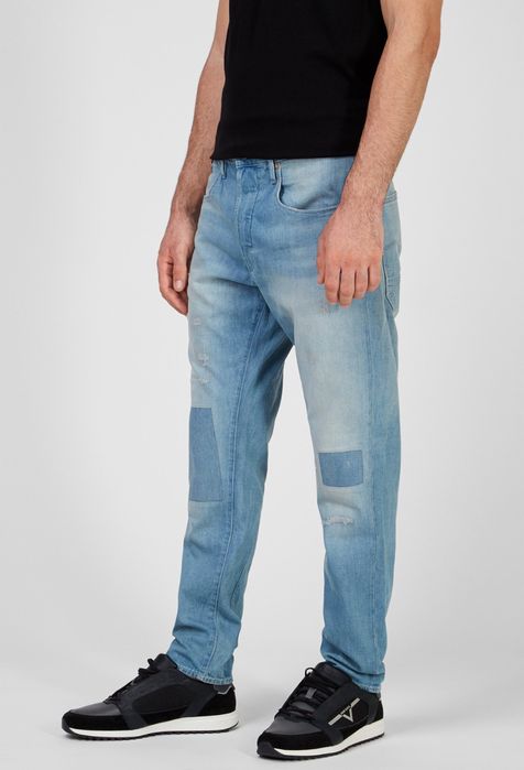 G-Star RAW чоловічі блакитні джинси loic relaxed tapered 34-34