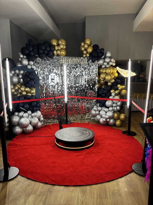 Fotobudka 360 klasyczna tradycyjna wynajem videobudka wesele 18nastka