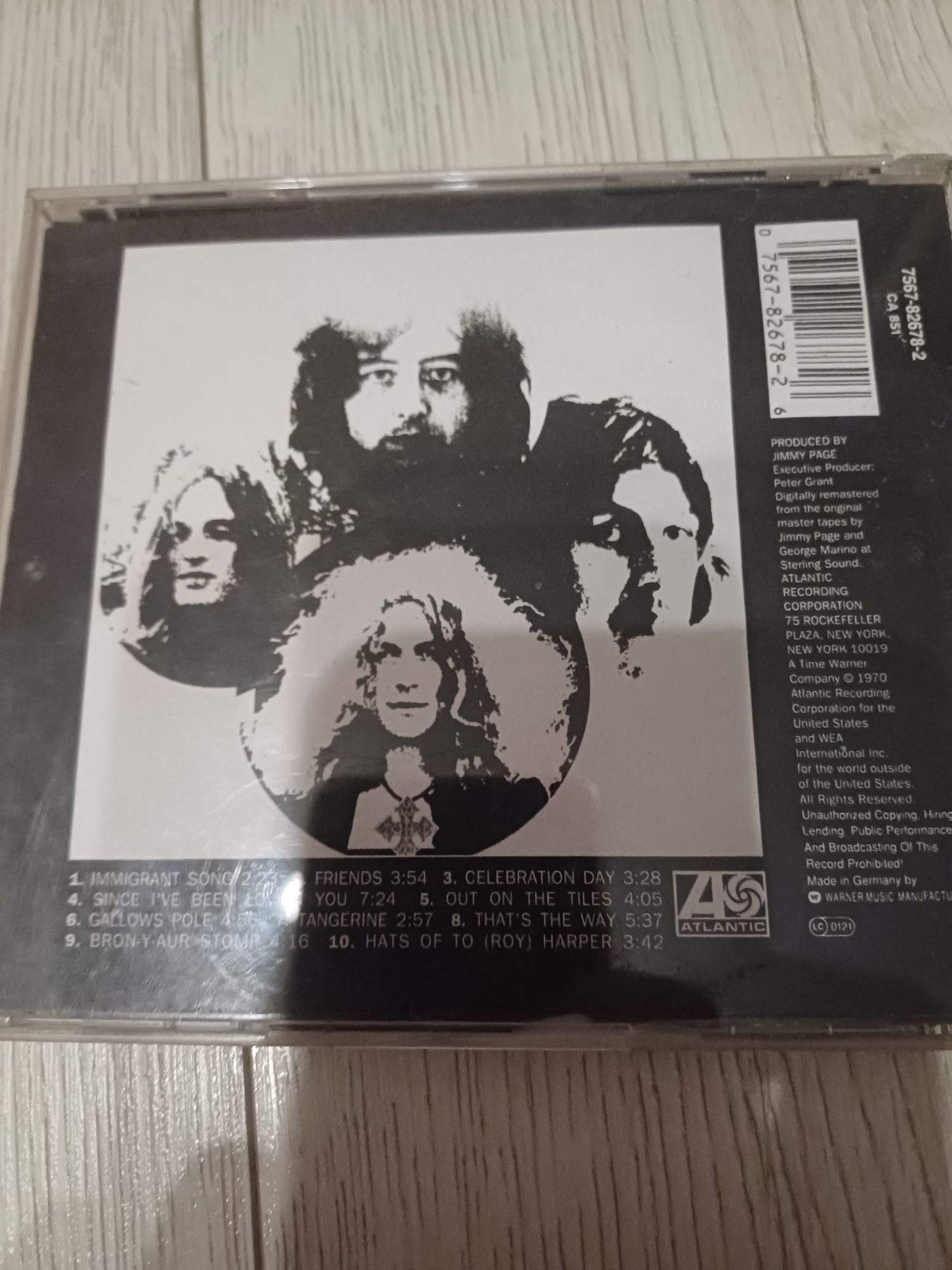 Led Zeppelin III PŁYTA CD