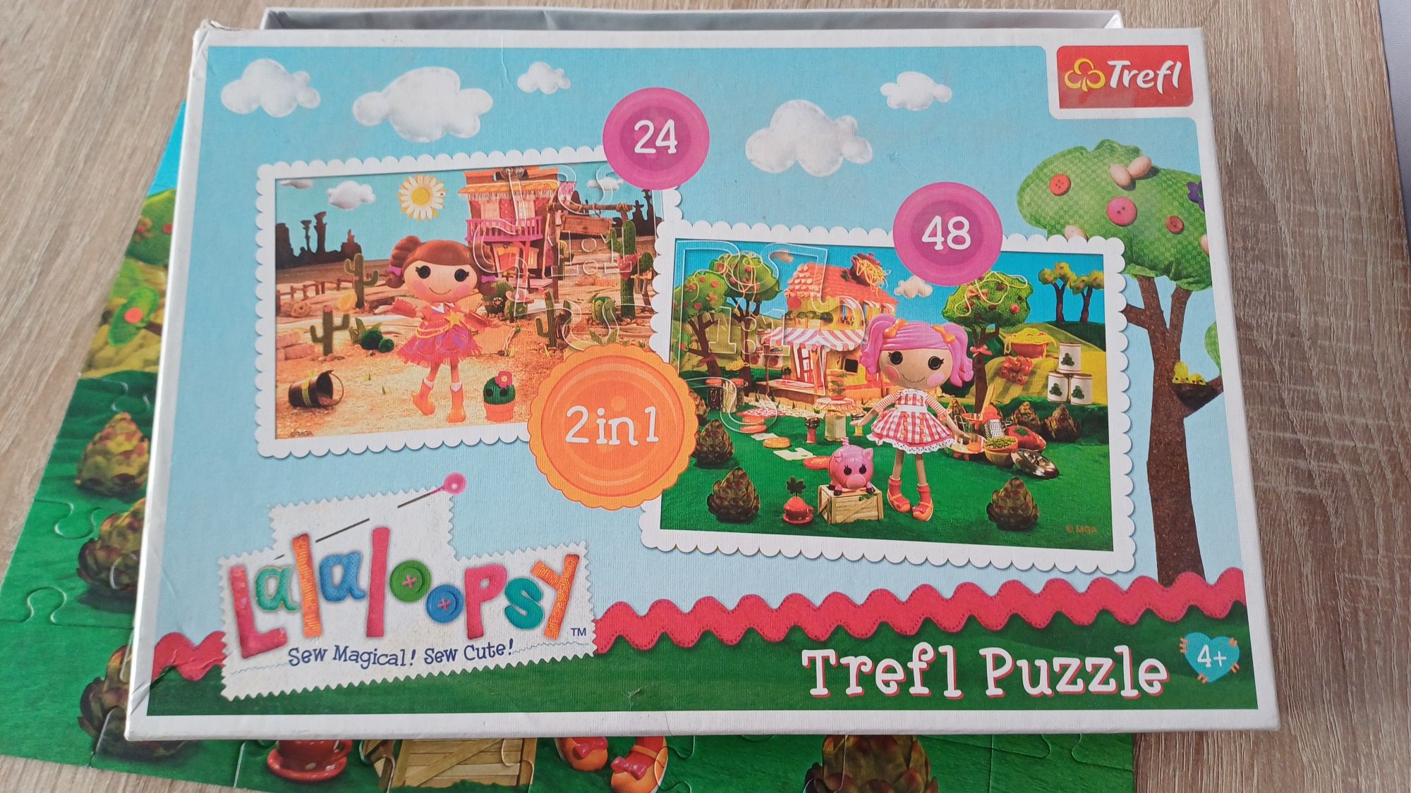 Puzzle Lala loopsy  24elem. I 48elem.  4+