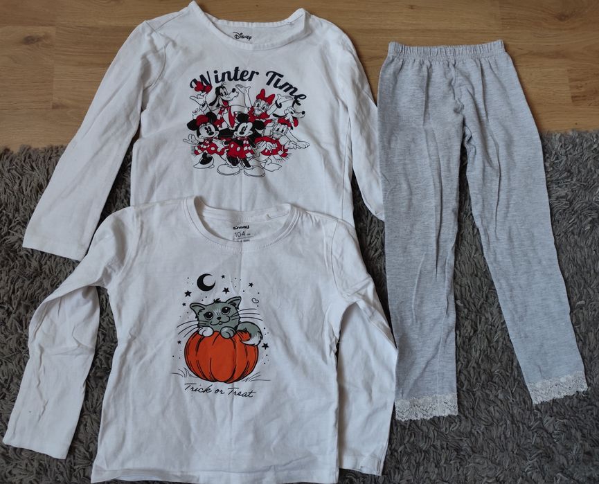 Koszulki T-shirty z długim rękawem dla dziewczynki Sinsay r. 104