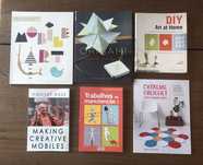 Livros DIY (crochet, origami, mobiles e trabalhos de manutenção)